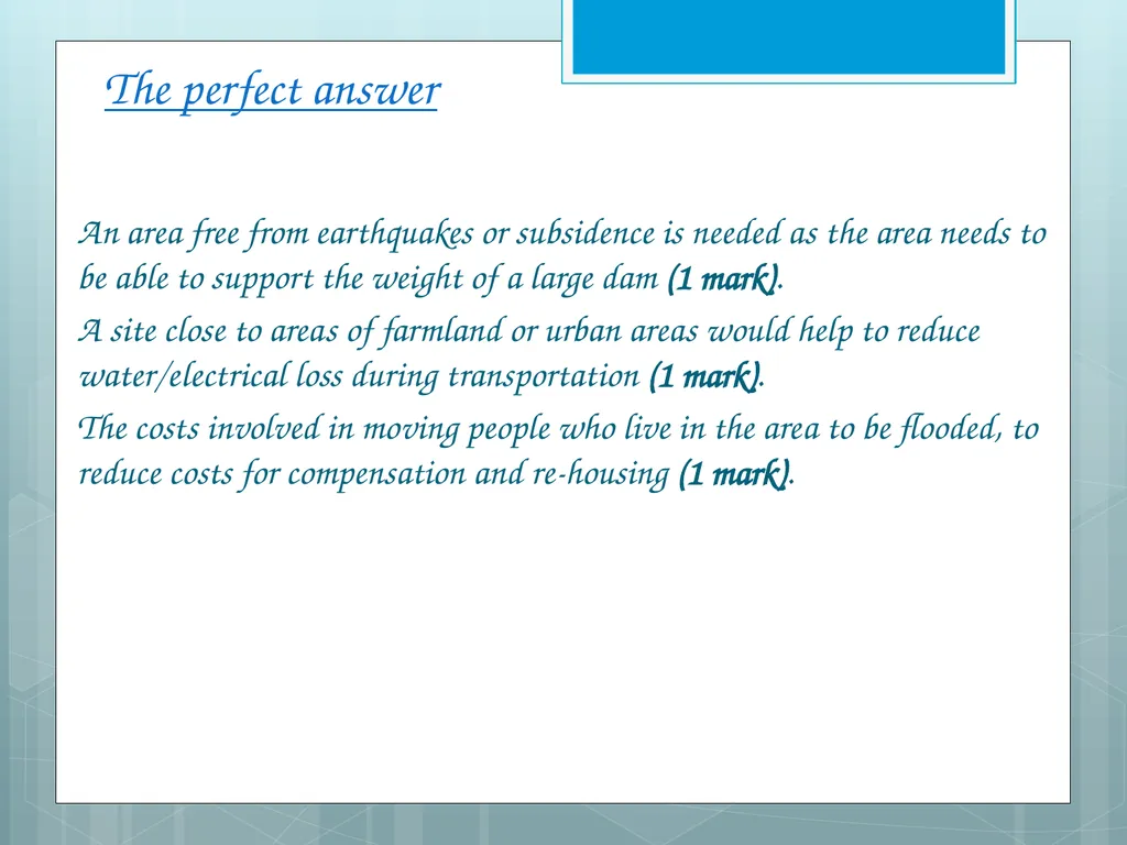 River Basin Management Higher Geography Structure - slide 12 of 14