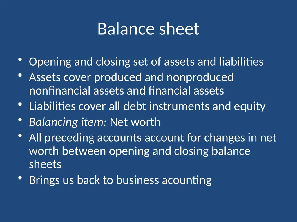System of National Accounts Training of Trainers - slide 22 of 23