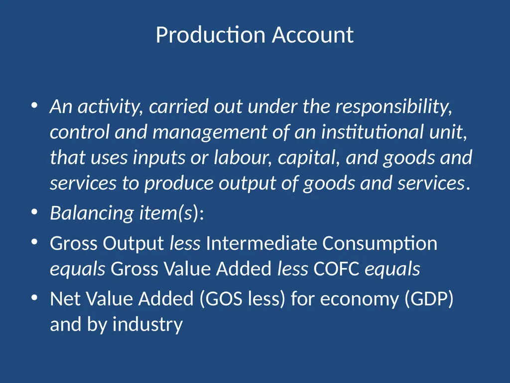 System of National Accounts Training of Trainers - slide 9 of 23