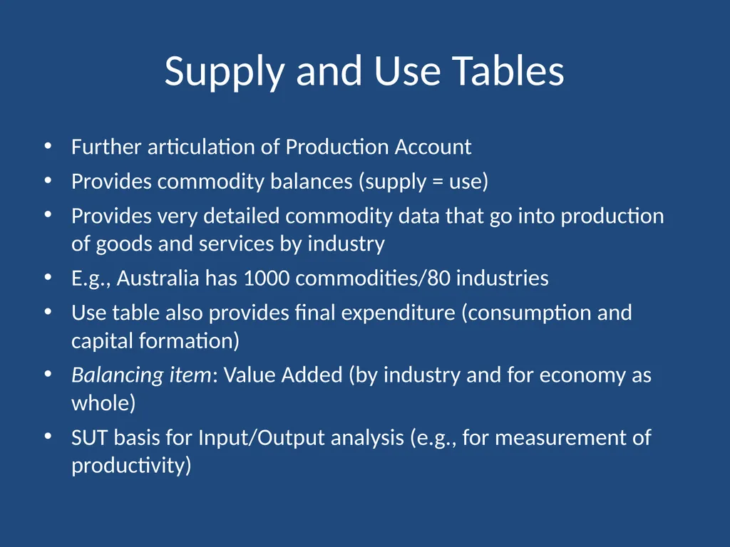 System of National Accounts Training of Trainers - slide 10 of 23