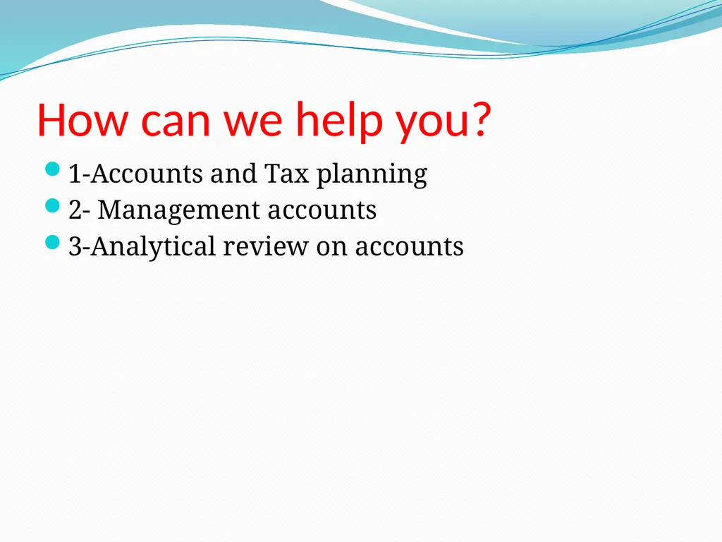Presentation on Accounts & Taxation By Mr. - slide 30 of 30