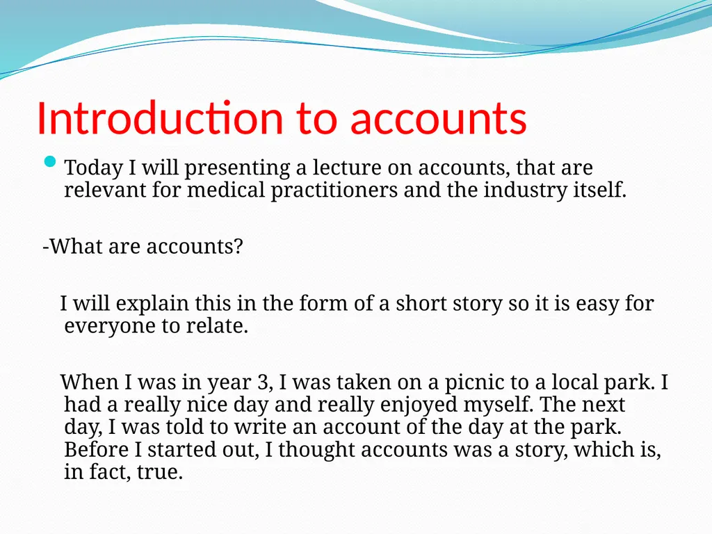 Presentation on Accounts & Taxation By Mr. - slide 3 of 30