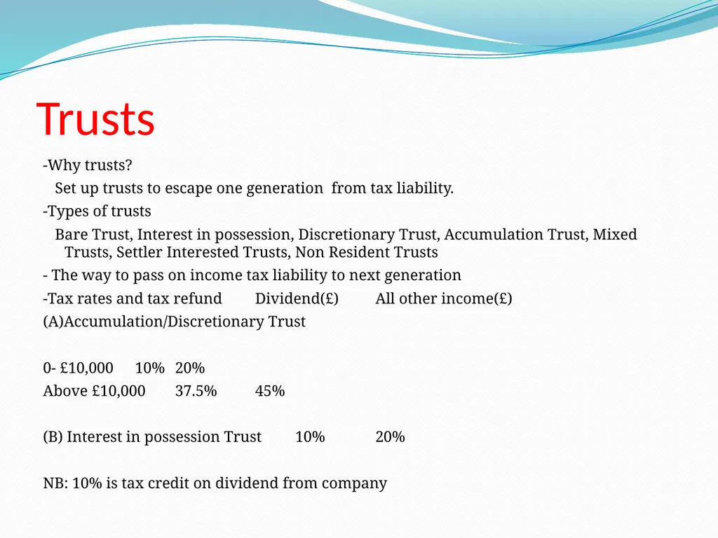 Presentation on Accounts & Taxation By Mr. - slide 29 of 30