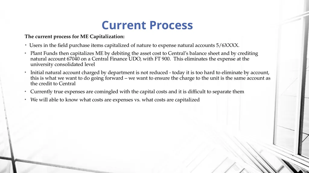 Fixed Assets Implementation – Movable Equipment - slide 3 of 9