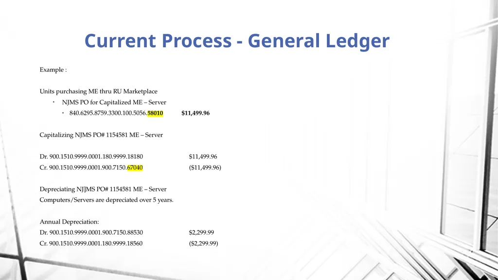 Fixed Assets Implementation – Movable Equipment - slide 4 of 9