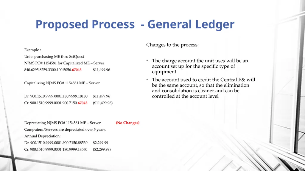Fixed Assets Implementation – Movable Equipment - slide 7 of 9