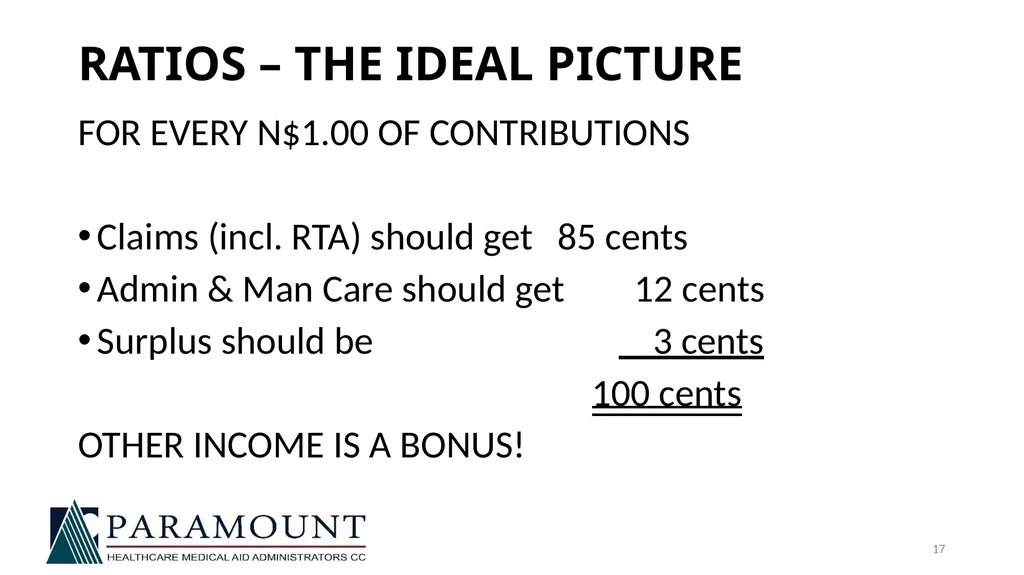 NAMAF TRUSTEE TRAINING 21 JULY 2018 FINANCIAL - slide 16 of 19