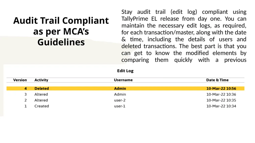 TALLY PRIME PART-A INFORMATION TECHNOLOGY MODULE 2 - slide 76 of 111