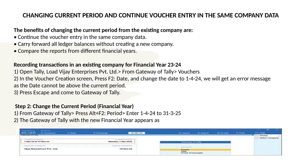 TALLY PRIME PART-A INFORMATION TECHNOLOGY MODULE 2 - slide 99 of 111