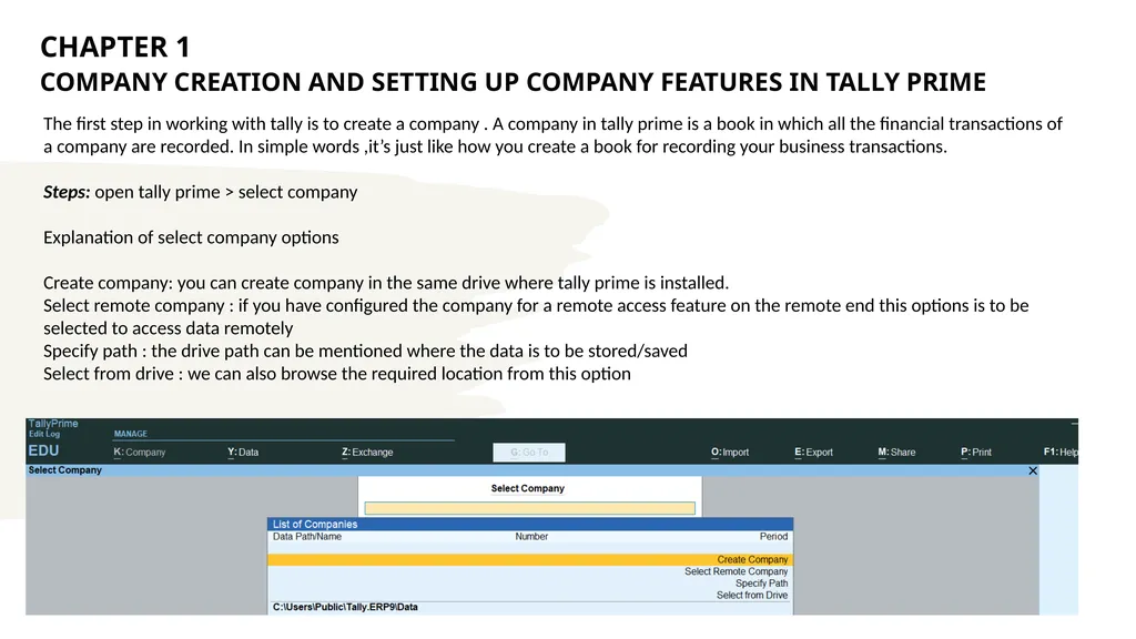 TALLY PRIME PART-A INFORMATION TECHNOLOGY MODULE 2 - slide 11 of 111