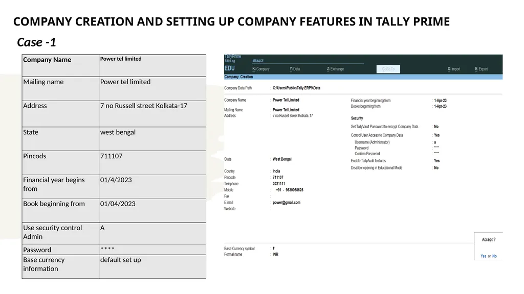 TALLY PRIME PART-A INFORMATION TECHNOLOGY MODULE 2 - slide 14 of 111