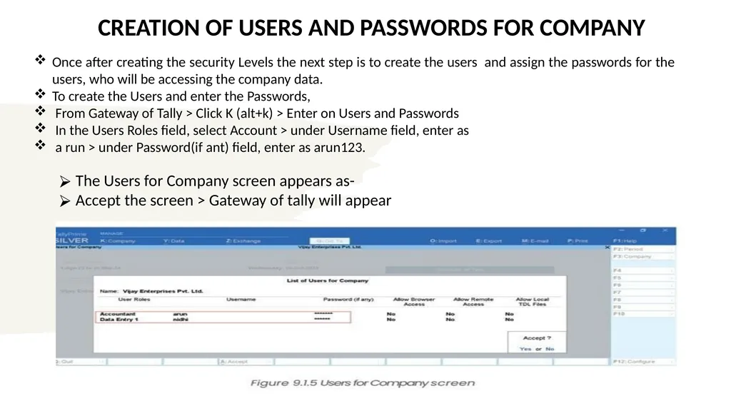 TALLY PRIME PART-A INFORMATION TECHNOLOGY MODULE 2 - slide 92 of 111