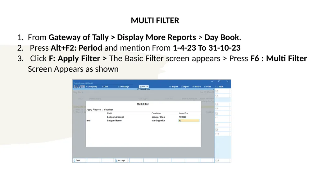 TALLY PRIME PART-A INFORMATION TECHNOLOGY MODULE 2 - slide 68 of 111