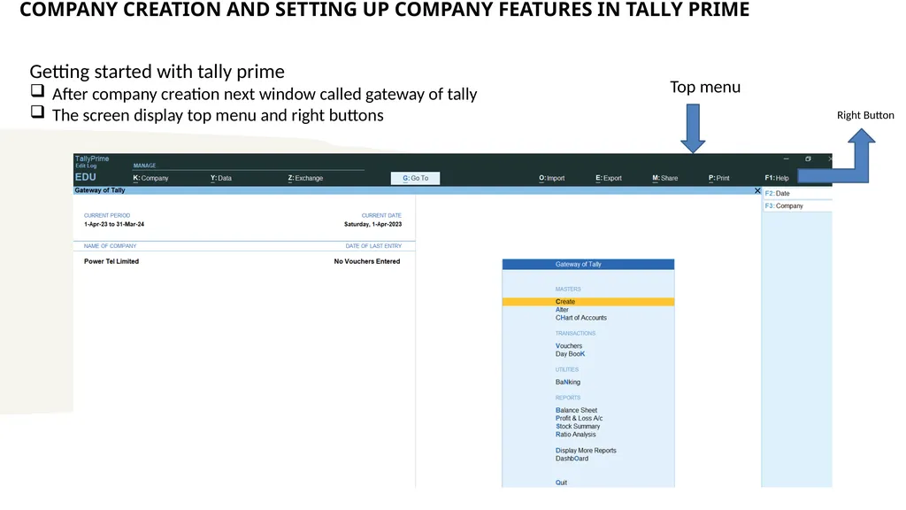 TALLY PRIME PART-A INFORMATION TECHNOLOGY MODULE 2 - slide 17 of 111