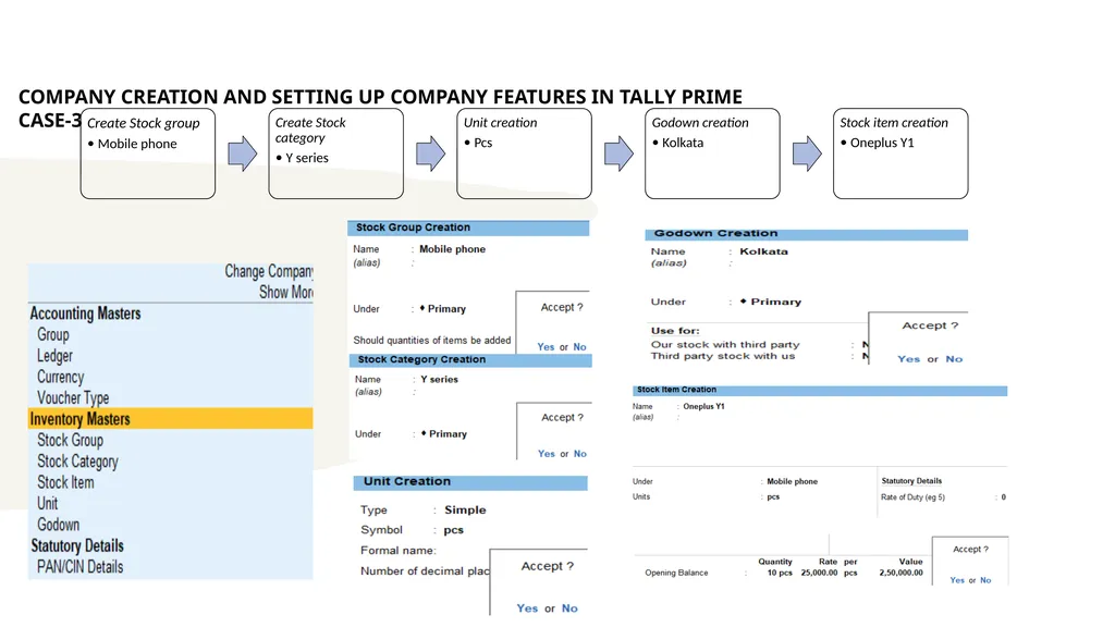 TALLY PRIME PART-A INFORMATION TECHNOLOGY MODULE 2 - slide 23 of 111
