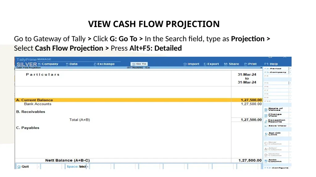 TALLY PRIME PART-A INFORMATION TECHNOLOGY MODULE 2 - slide 57 of 111