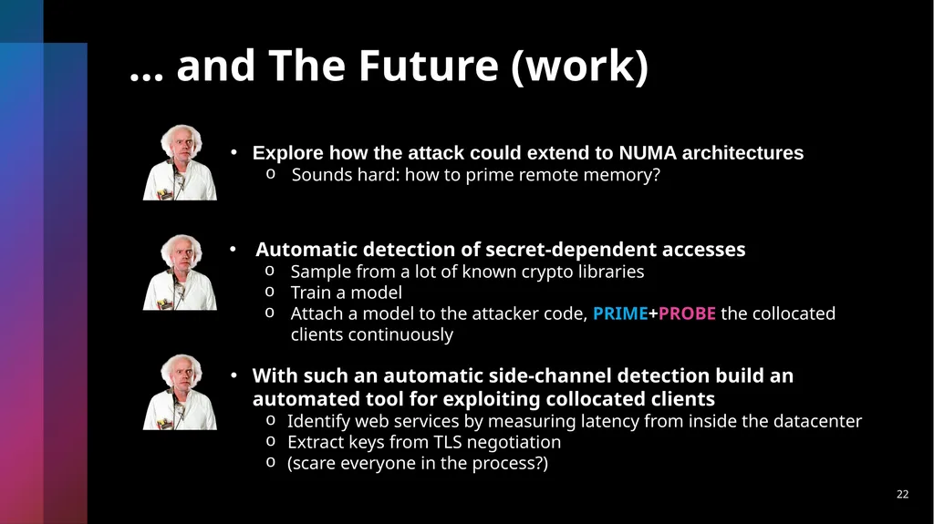 Last-Level Cache Side-Channel Attacks are - slide 22 of 22