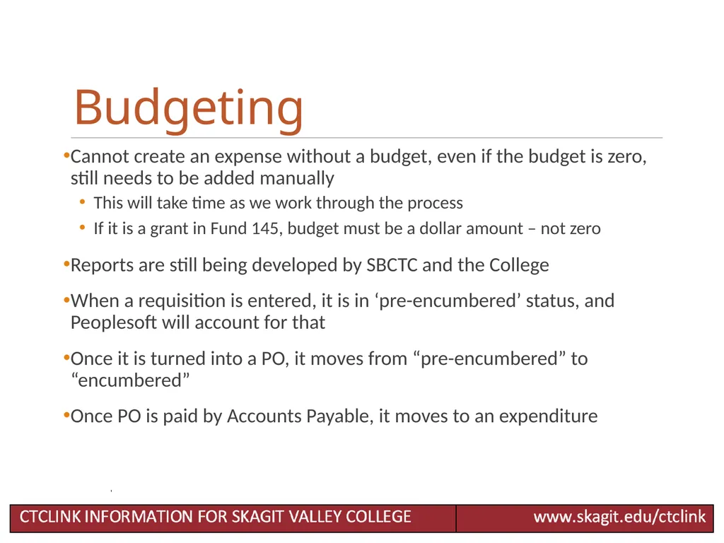 Chart of Accounts Accounting Changes for CTCLink - slide 18 of 24