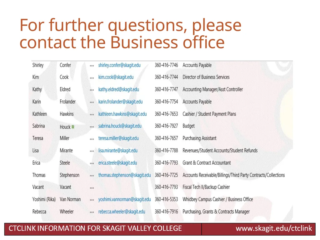 Chart of Accounts Accounting Changes for CTCLink - slide 24 of 24
