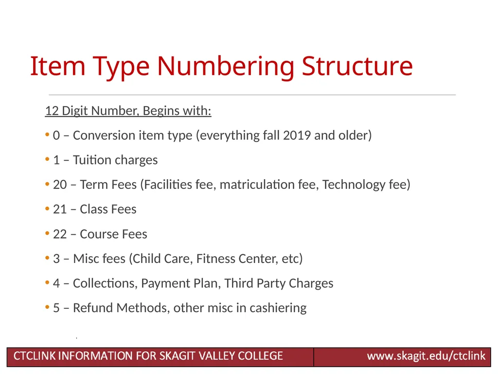 Chart of Accounts Accounting Changes for CTCLink - slide 21 of 24