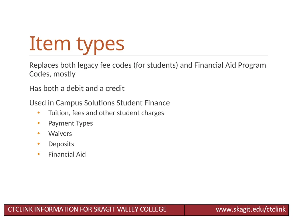 Chart of Accounts Accounting Changes for CTCLink - slide 20 of 24