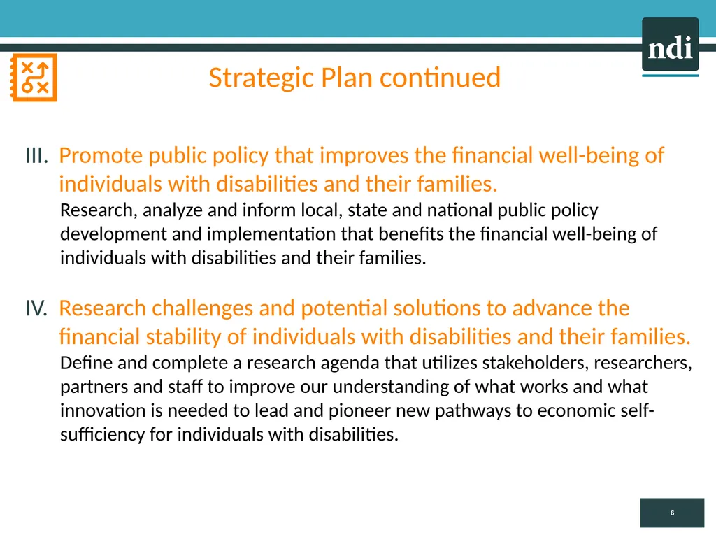 New NDI Board Member Orientation, July 26, 2021 - slide 6 of 12