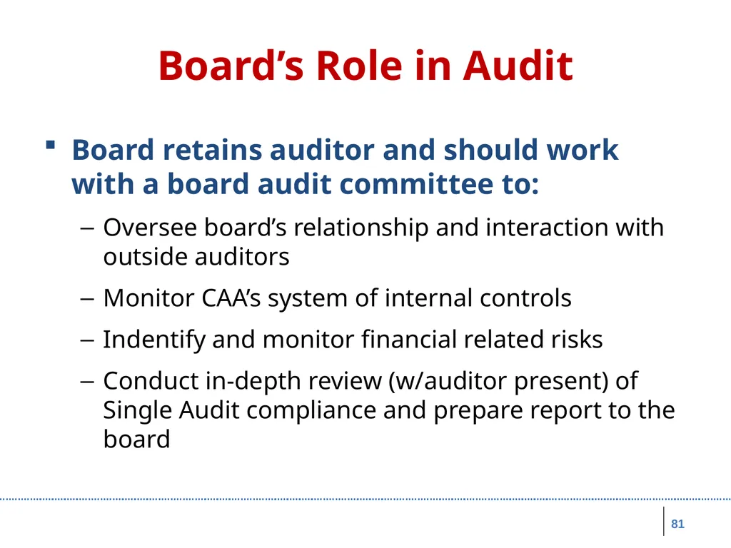 Board Roles & Responsibilities: Nonprofit - slide 81 of 86