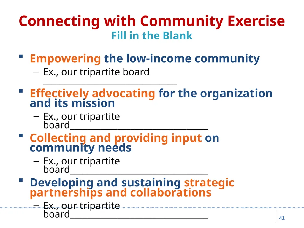 Board Roles & Responsibilities: Nonprofit - slide 41 of 86