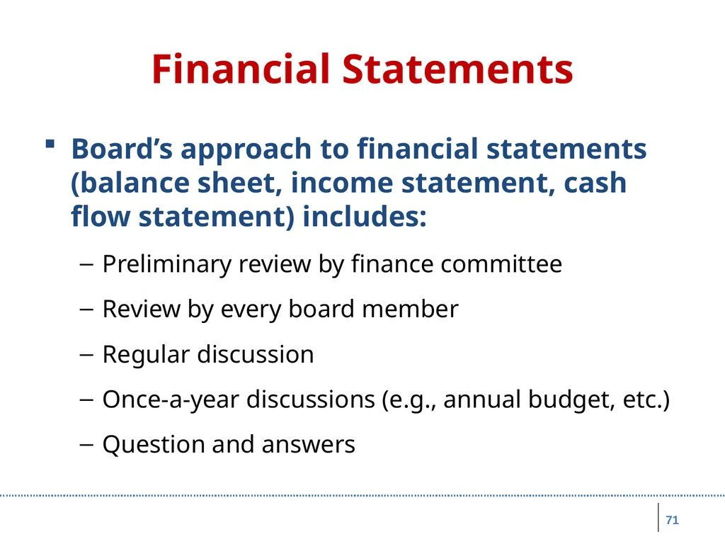 Board Roles & Responsibilities: Nonprofit - slide 71 of 86