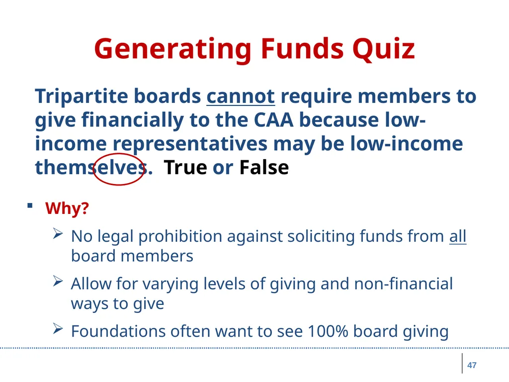 Board Roles & Responsibilities: Nonprofit - slide 47 of 86