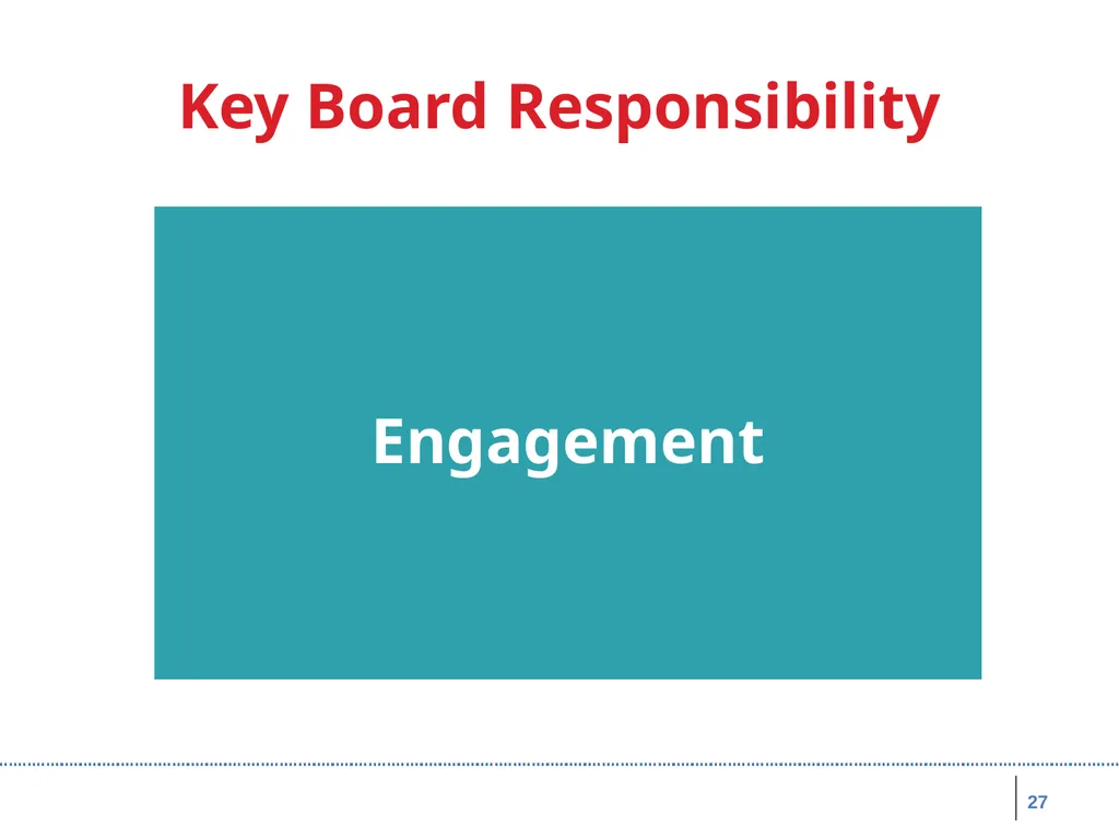 Board Roles & Responsibilities: Nonprofit - slide 27 of 86