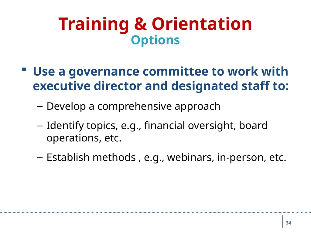 Board Roles & Responsibilities: Nonprofit - slide 34 of 86