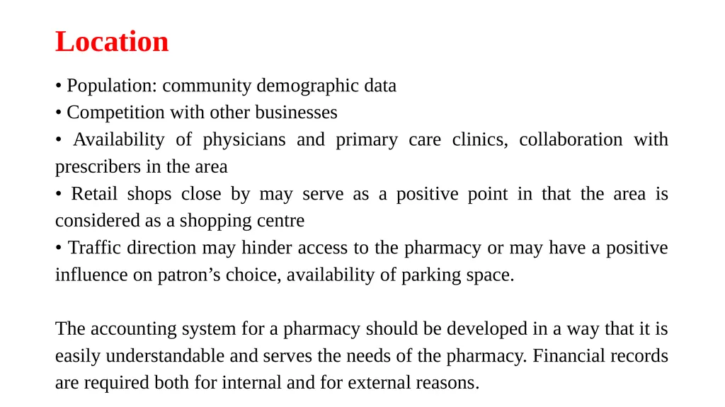 Community Pharmacy Management Dr. Haider Raheem - slide 11 of 29