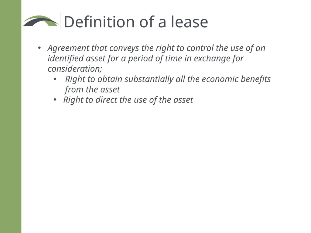 ASU 2016-02 Leases When is it effective? Non - slide 5 of 11