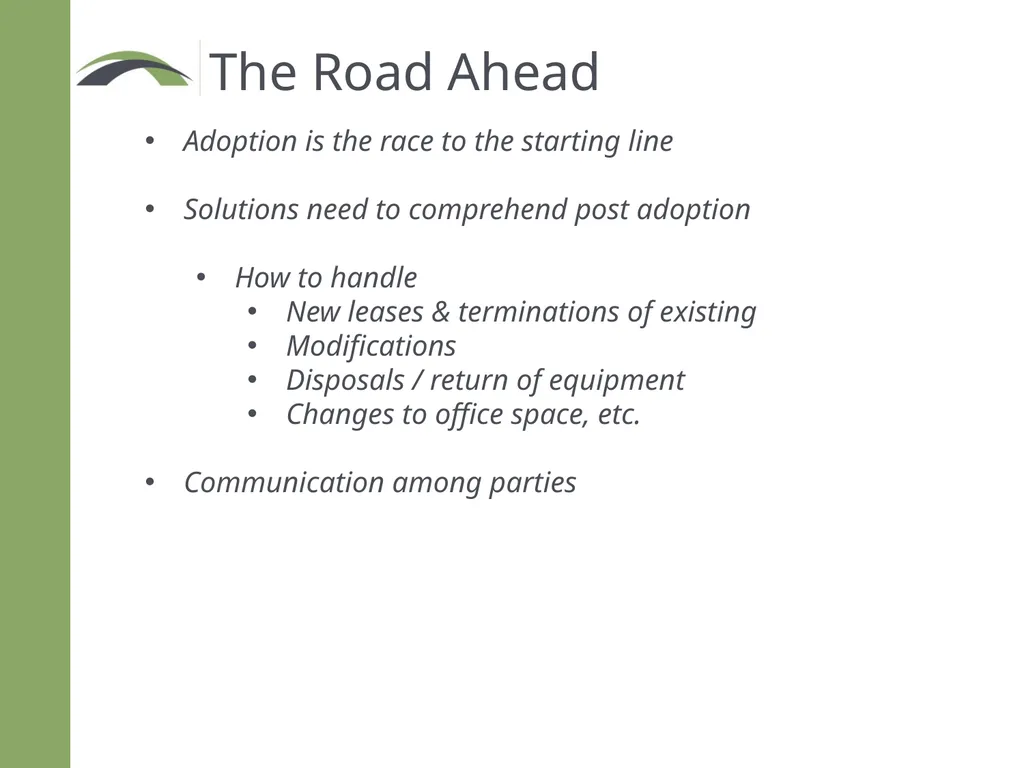 ASU 2016-02 Leases When is it effective? Non - slide 11 of 11