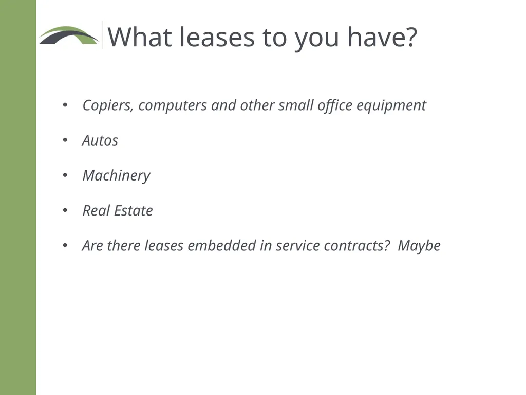 ASU 2016-02 Leases When is it effective? Non - slide 6 of 11