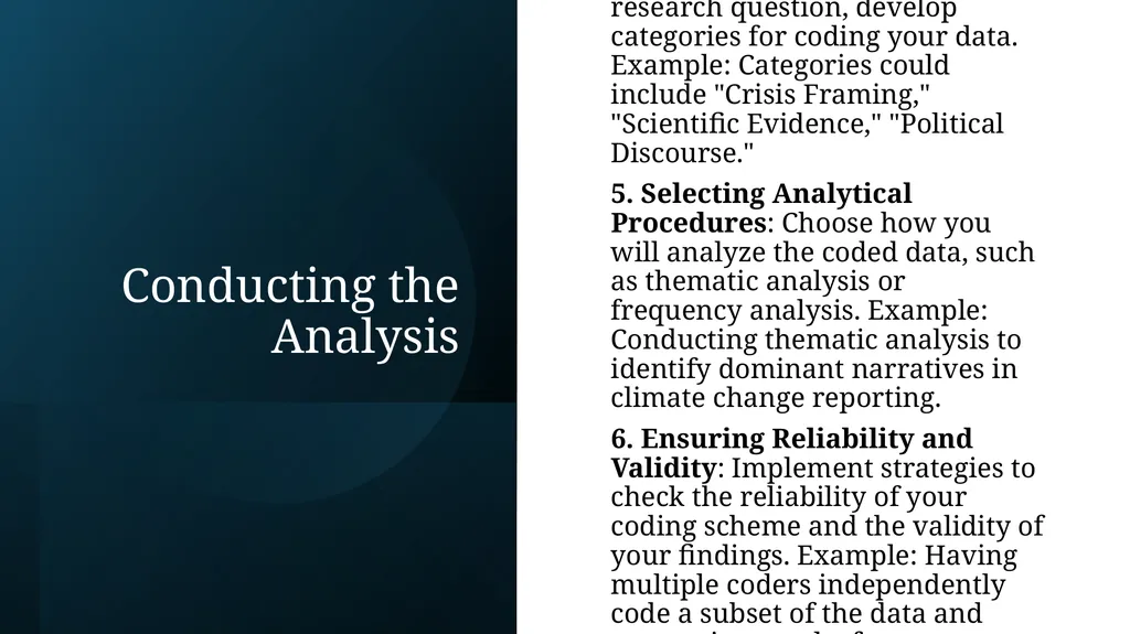 Qualitative Content Analysis: Constructing Meaning - slide 25 of 29