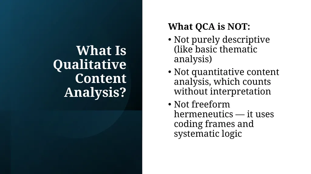 Qualitative Content Analysis: Constructing Meaning - slide 10 of 29