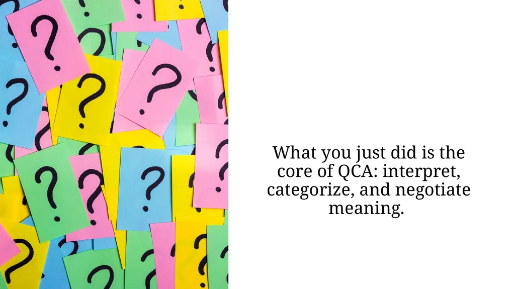 Qualitative Content Analysis: Constructing Meaning - slide 5 of 29