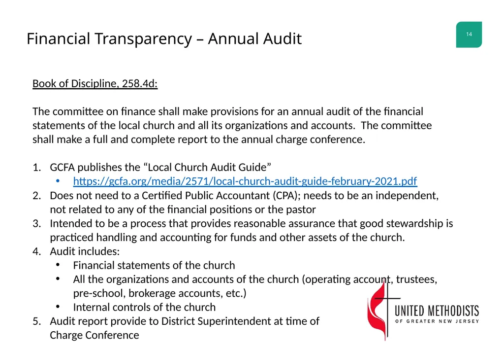 Finance Committee Workshop Characteristics of - slide 14 of 27