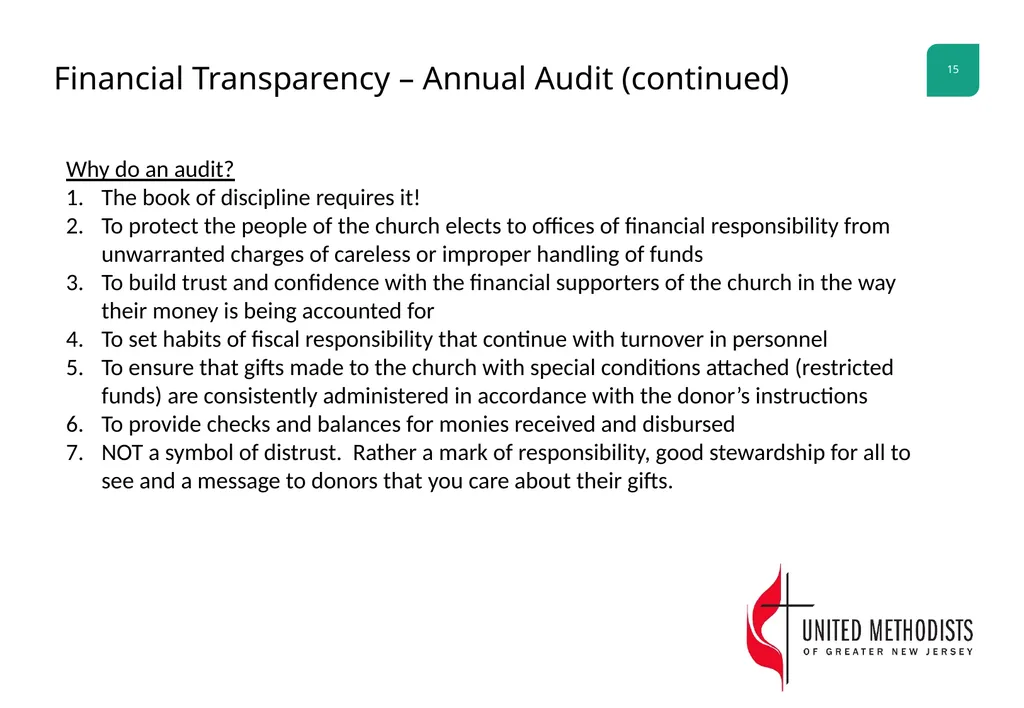 Finance Committee Workshop Characteristics of - slide 15 of 27