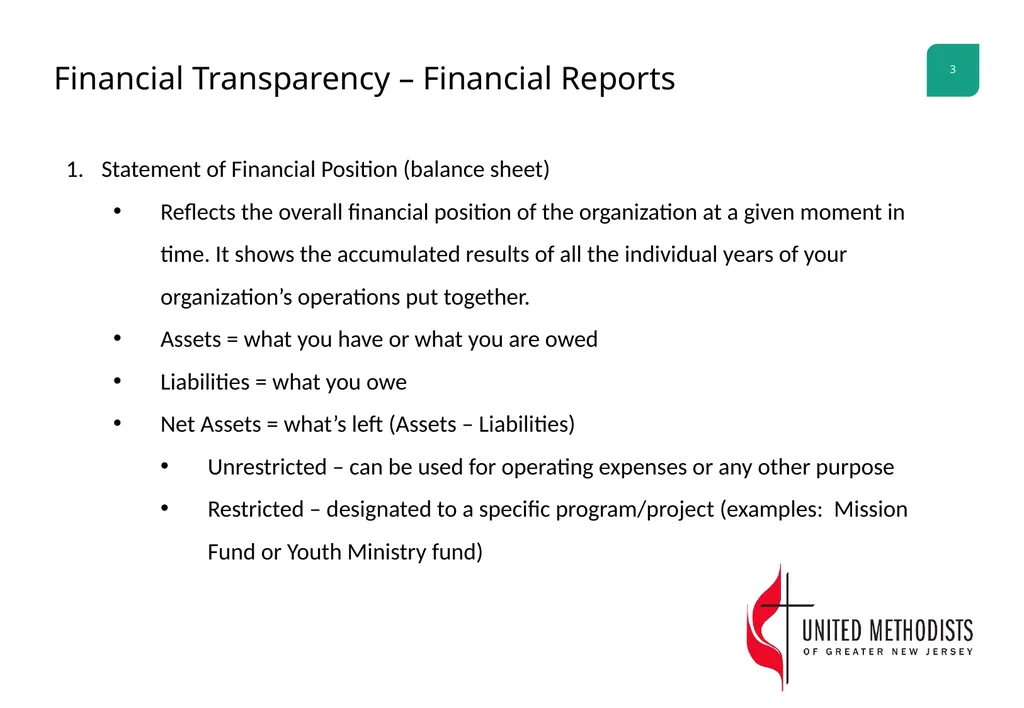 Finance Committee Workshop Characteristics of - slide 3 of 27