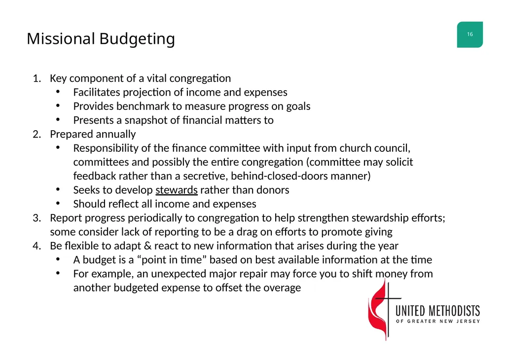 Finance Committee Workshop Characteristics of - slide 16 of 27