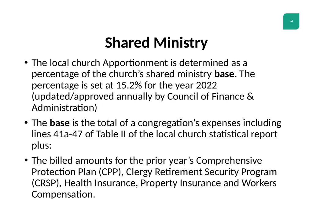 Finance Committee Workshop Characteristics of - slide 24 of 27