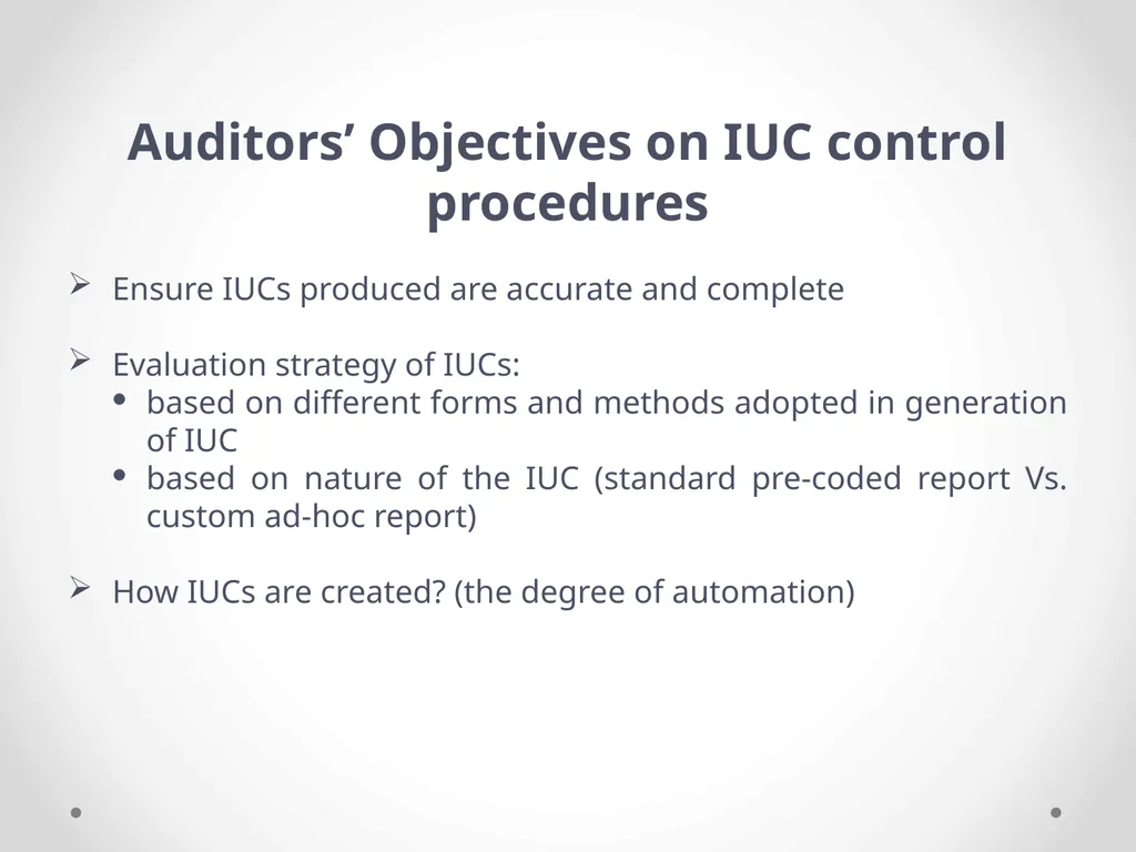 Overview of Internal Financial Control over - slide 34 of 51
