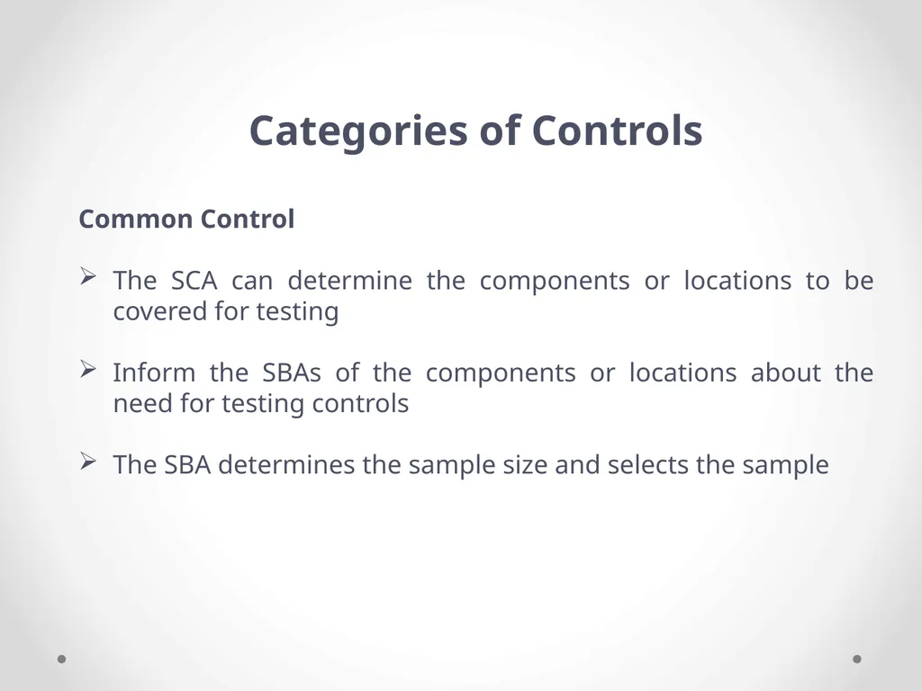 Overview of Internal Financial Control over - slide 25 of 51