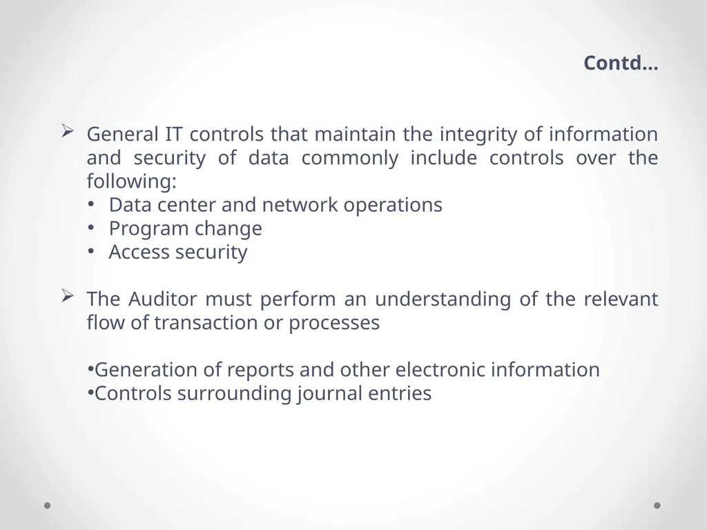 Overview of Internal Financial Control over - slide 32 of 51