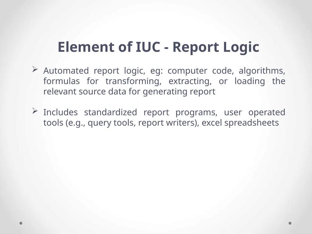 Overview of Internal Financial Control over - slide 36 of 51
