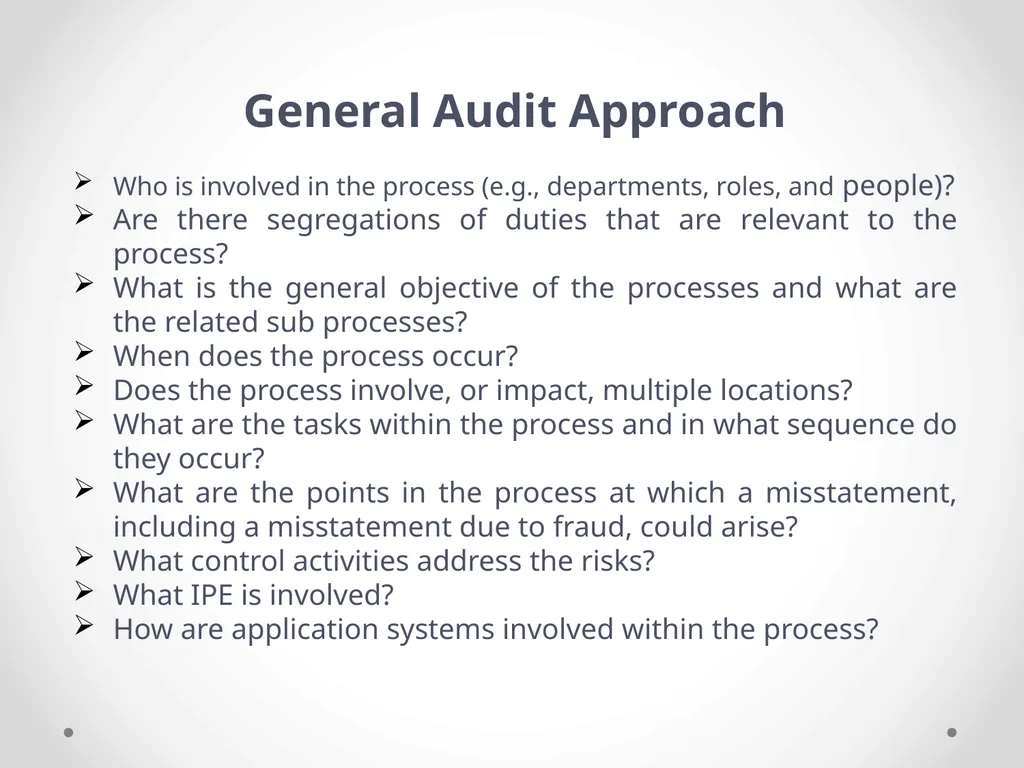 Overview of Internal Financial Control over - slide 30 of 51