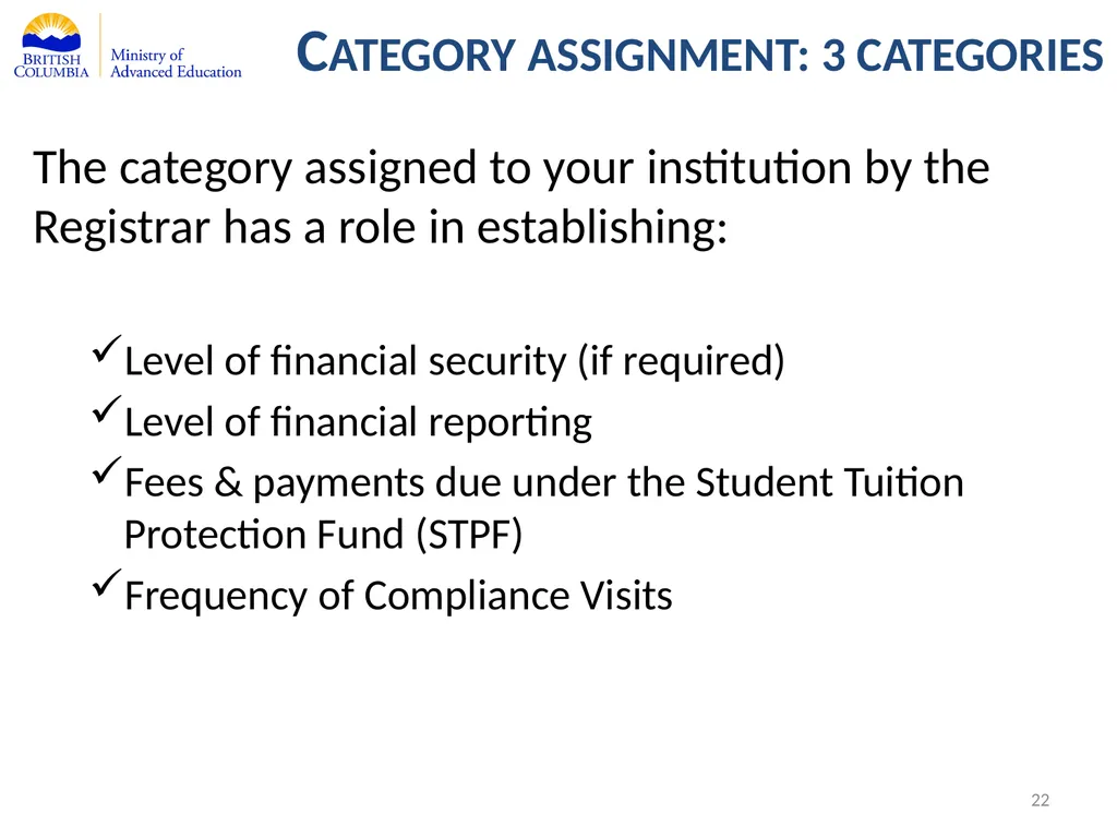 Private Training Act Information Webinar July 29, - slide 22 of 51